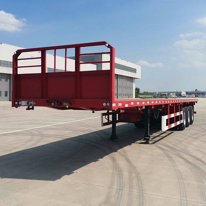 Flatbed Container Semi-Trailer