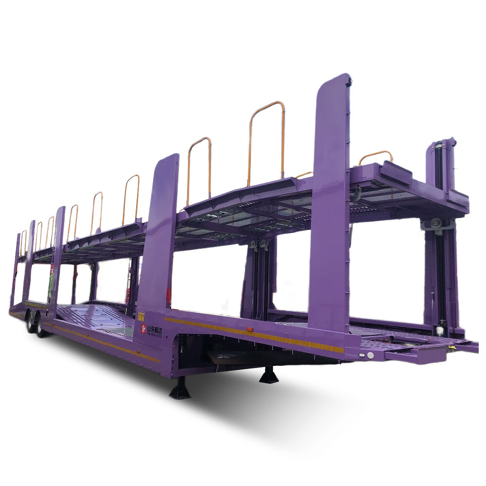 8-POSITION SCREW CAR CARRIER SEMI-TRAILER AIR SUSPENSION