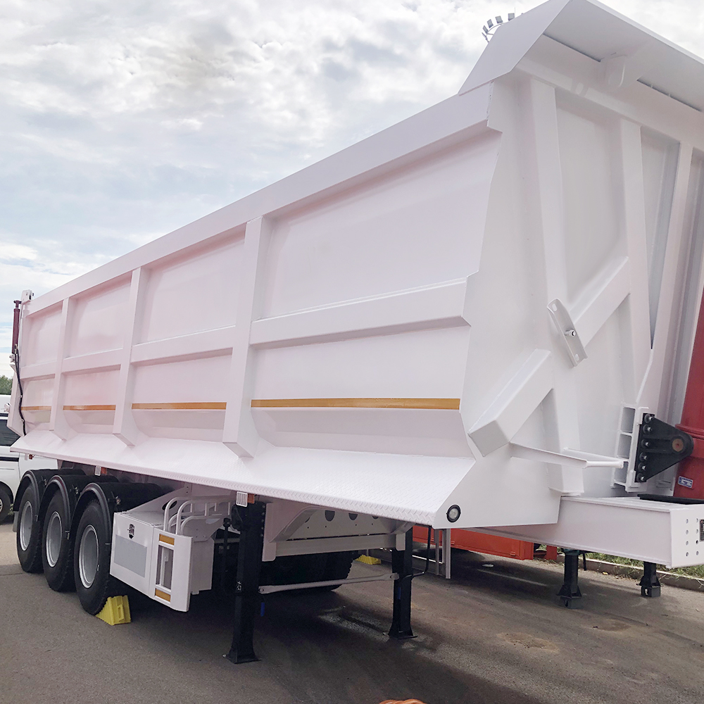 U - Shaped Rear Dump Semi Trailer